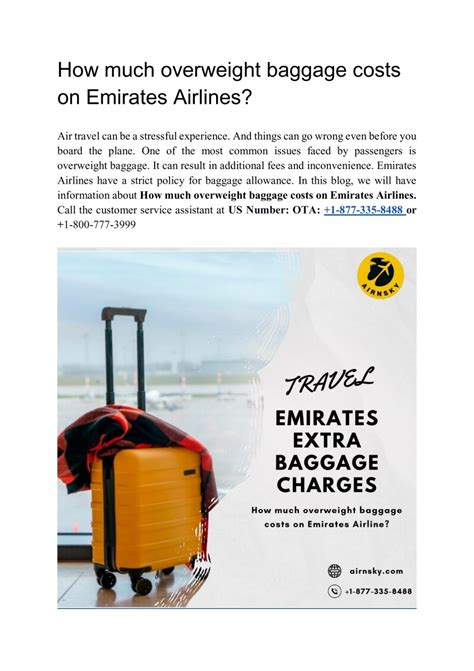 emirates extra bagage.